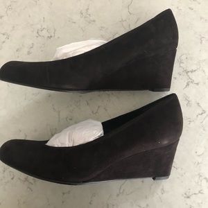 Stuart Weitzman suede wedge